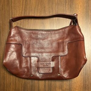 Kate Spade “Savona” Brown Leather Shoulder Bag 🤎